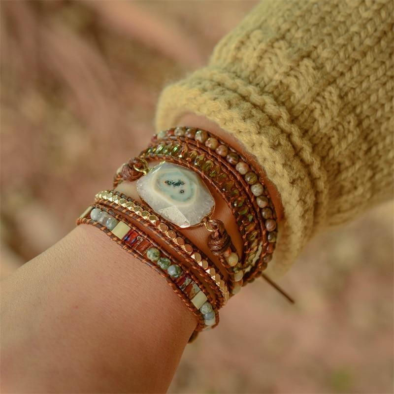 Smokey Mirror Bracelet - Free Spirit Tribe