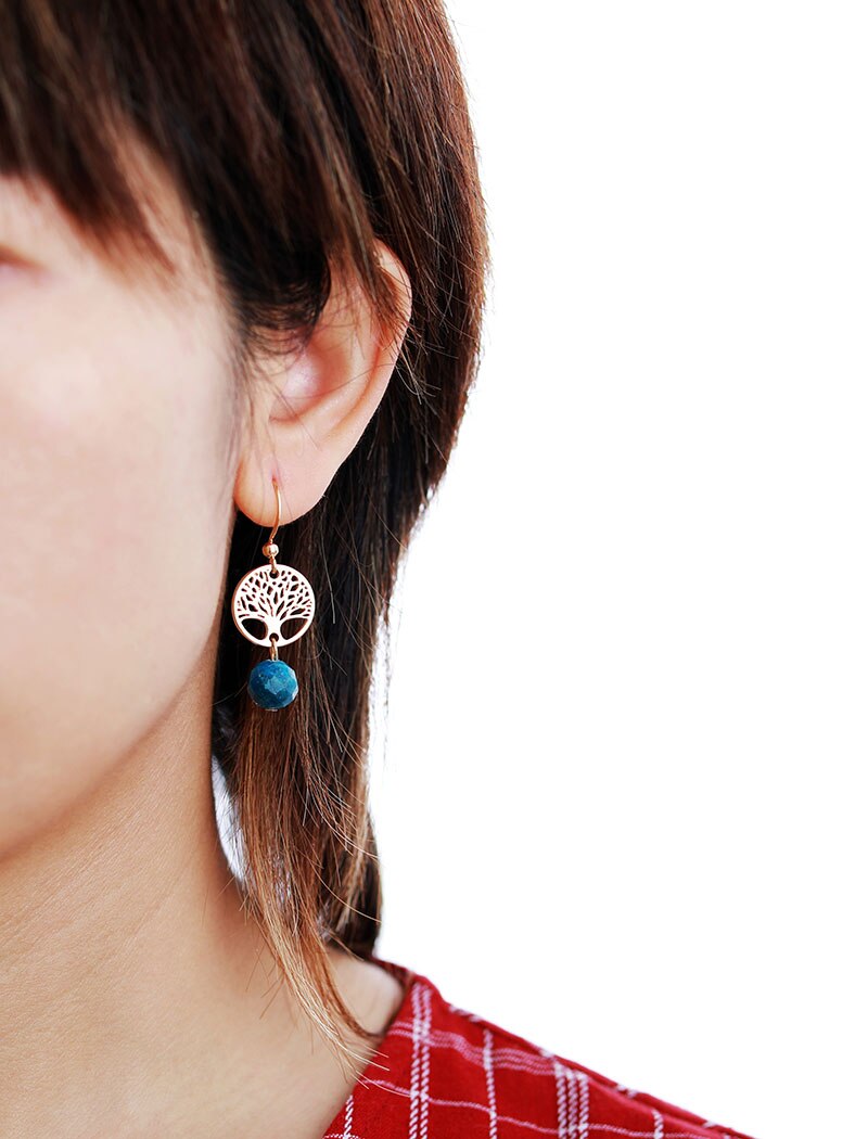 Blue Apatite Drop Earring - Free Spirit Tribe