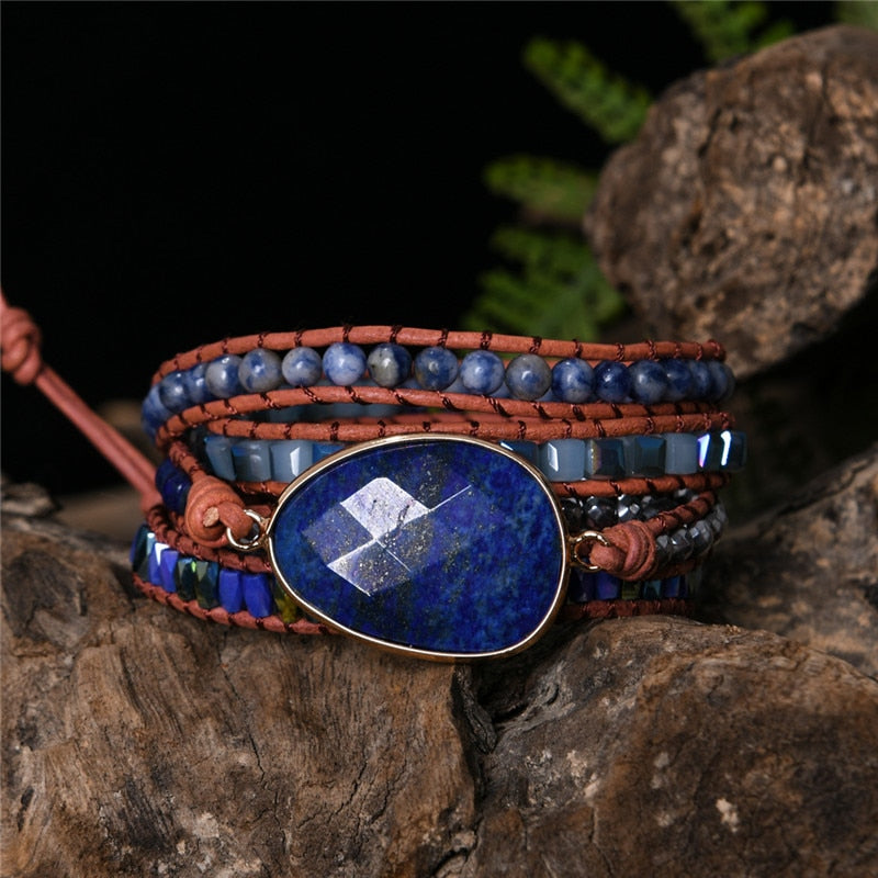 Deep Blue Bracelet - Free Spirit Tribe