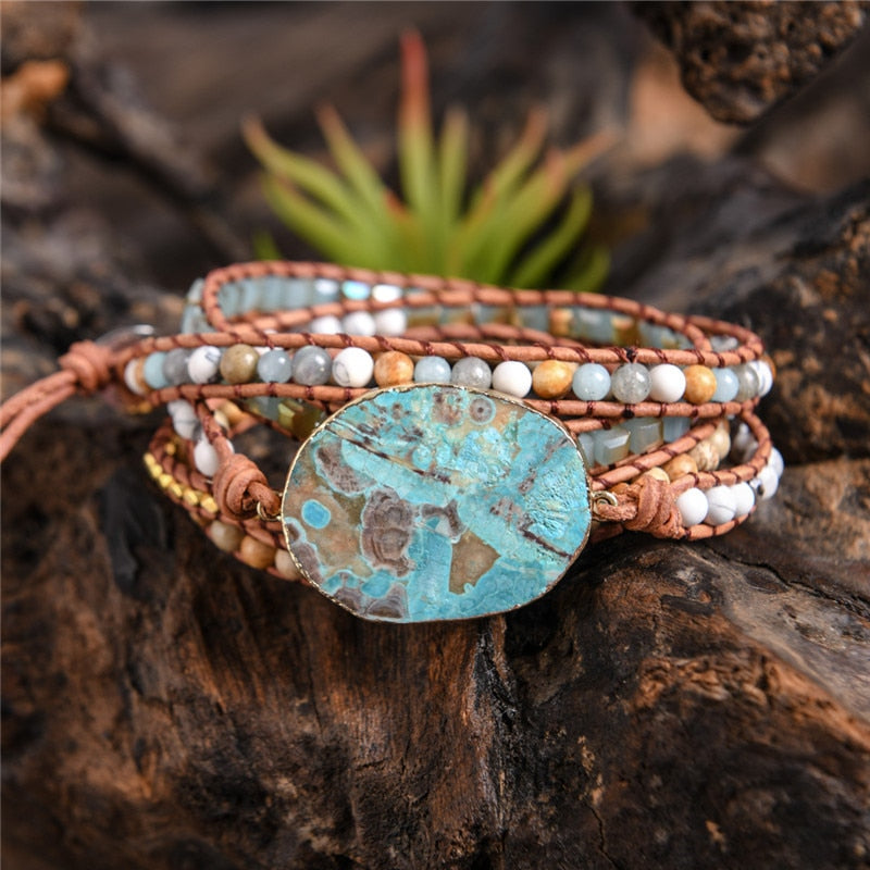 Ocean Stone Bracelet - Free Spirit Tribe