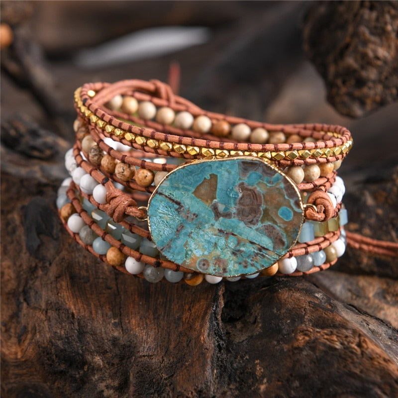 Ocean on sale stone bracelet