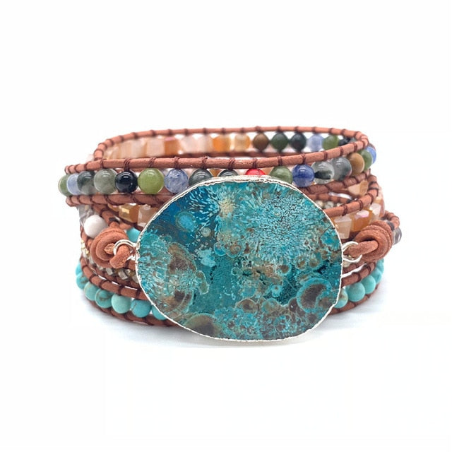 Ocean Stone Bracelet - Free Spirit Tribe