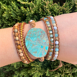 Ocean Stone Bracelet - Free Spirit Tribe