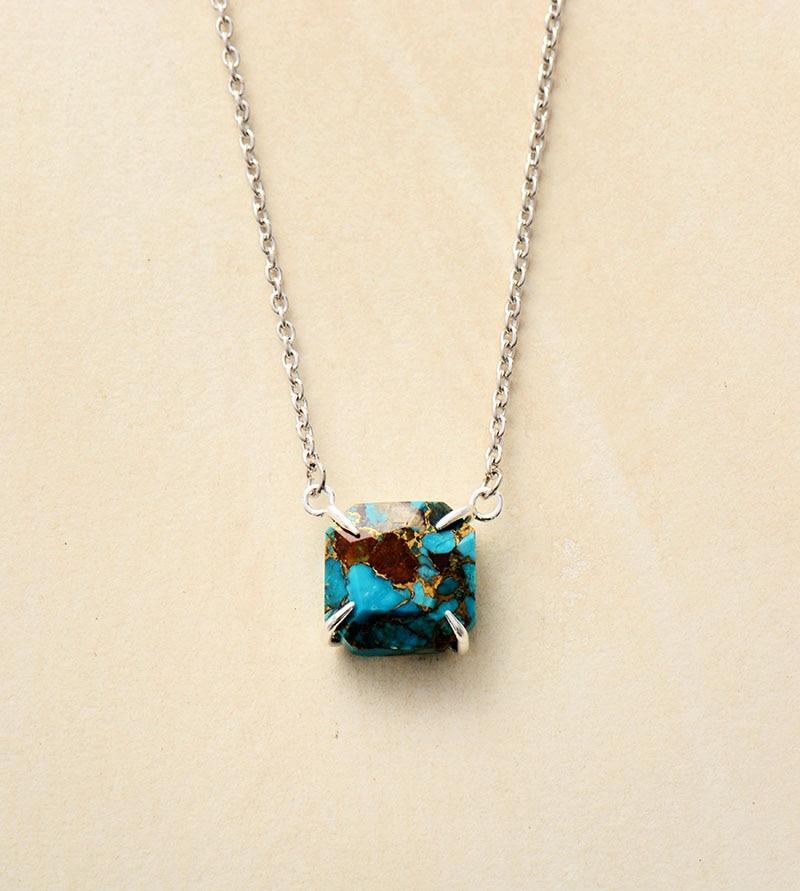 Turquoises Heart Necklace - Free Spirit Tribe