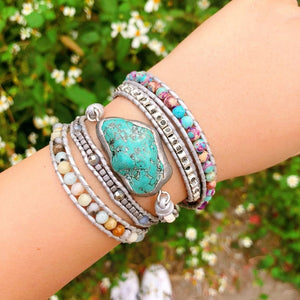 Turquoise Sea Bracelets - Free Spirit Tribe