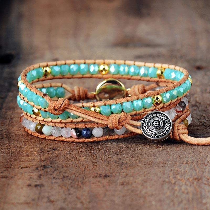 Blue Opal Bracelet - Free Spirit Tribe