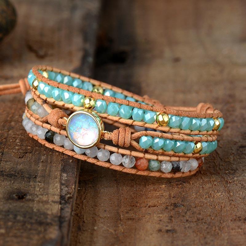 Blue Opal Bracelet - Free Spirit Tribe