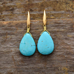 Turquoise Drop Earring - Free Spirit Tribe