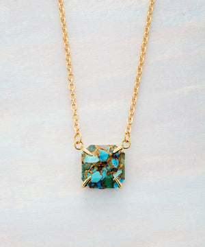 Turquoises Heart Necklace - Free Spirit Tribe