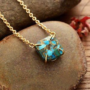 Turquoises Heart Necklace - Free Spirit Tribe