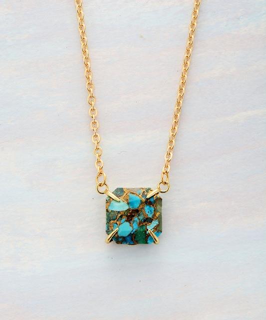 Turquoises Heart Necklace - Free Spirit Tribe