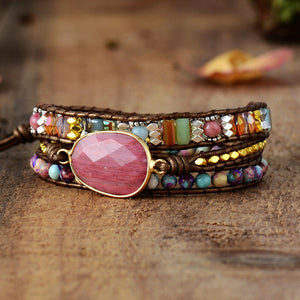 Pink Jasper Bracelet - Free Spirit Tribe