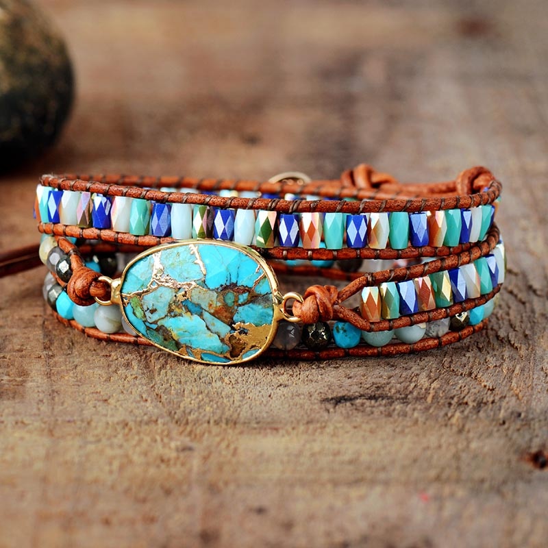 Turquoise Memory Bracelet - Free Spirit Tribe