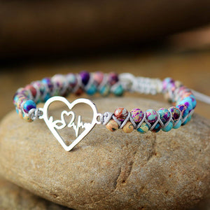 Heartbeat Jasper Bracelet - Free Spirit Tribe