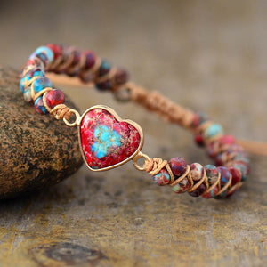 Hippie Heart Bracelet - Free Spirit Tribe