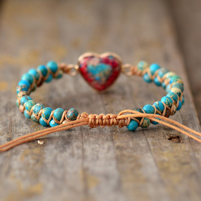 Hippie Heart Bracelet - Free Spirit Tribe