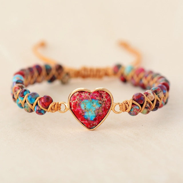 Hippie Heart Bracelet - Free Spirit Tribe