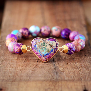 Purple Heart Bracelets - Free Spirit Tribe