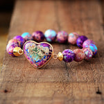 Purple Heart Bracelets - Free Spirit Tribe