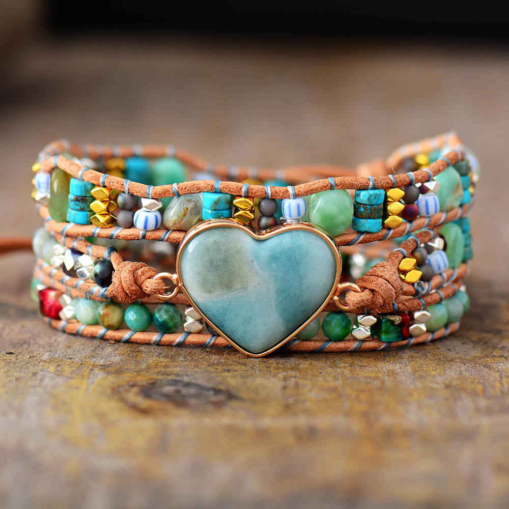 Amazonian Heart Bracelet - Free Spirit Tribe