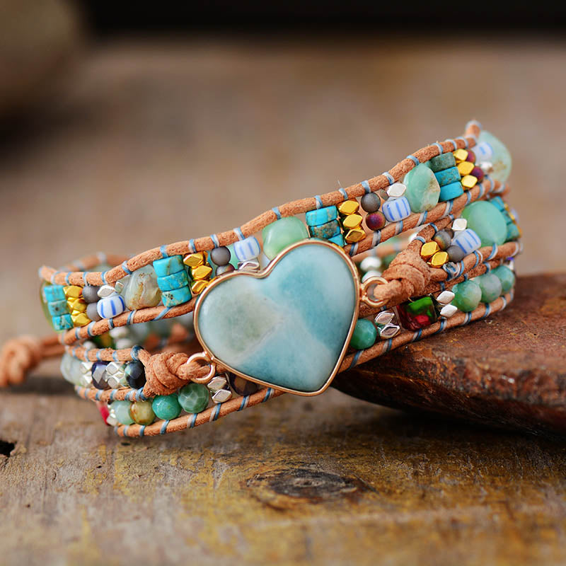 Amazonian Heart Bracelet - Free Spirit Tribe