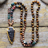 Onyx Arrow Necklace - Free Spirit Tribe