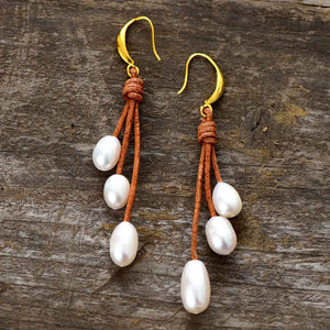 Pearl Drops Earrings - Free Spirit Tribe