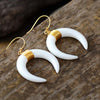 Shell Horn Earrings - Free Spirit Tribe