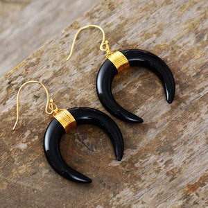 Shell Horn Earrings - Free Spirit Tribe