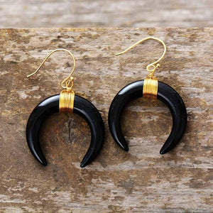 Shell Horn Earrings - Free Spirit Tribe