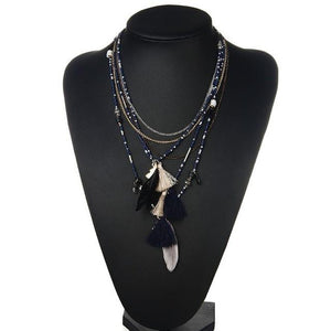 Bohemian Feather Necklace - Free Spirit Tribe