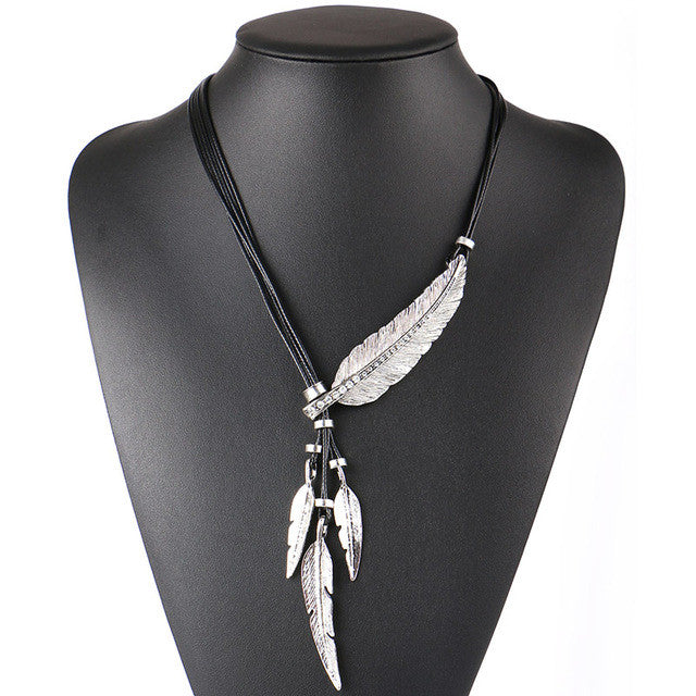 Feather Necklace - Free Spirit Tribe